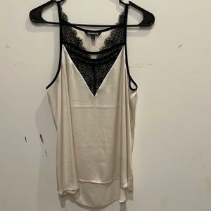 Express Sexy Satin Lacy blouse